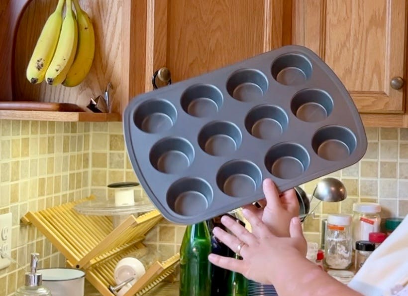 A muffin tray